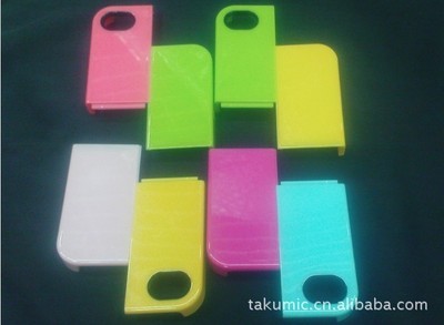 時尚與防護并存 深圳市港盛興塑膠制品新款iPhone4/4s撞色四件套保護殼