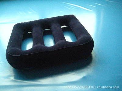 供應PVC充氣H形植絨枕 | 6P環保無毒，批發零售各種充氣枕圖片大全